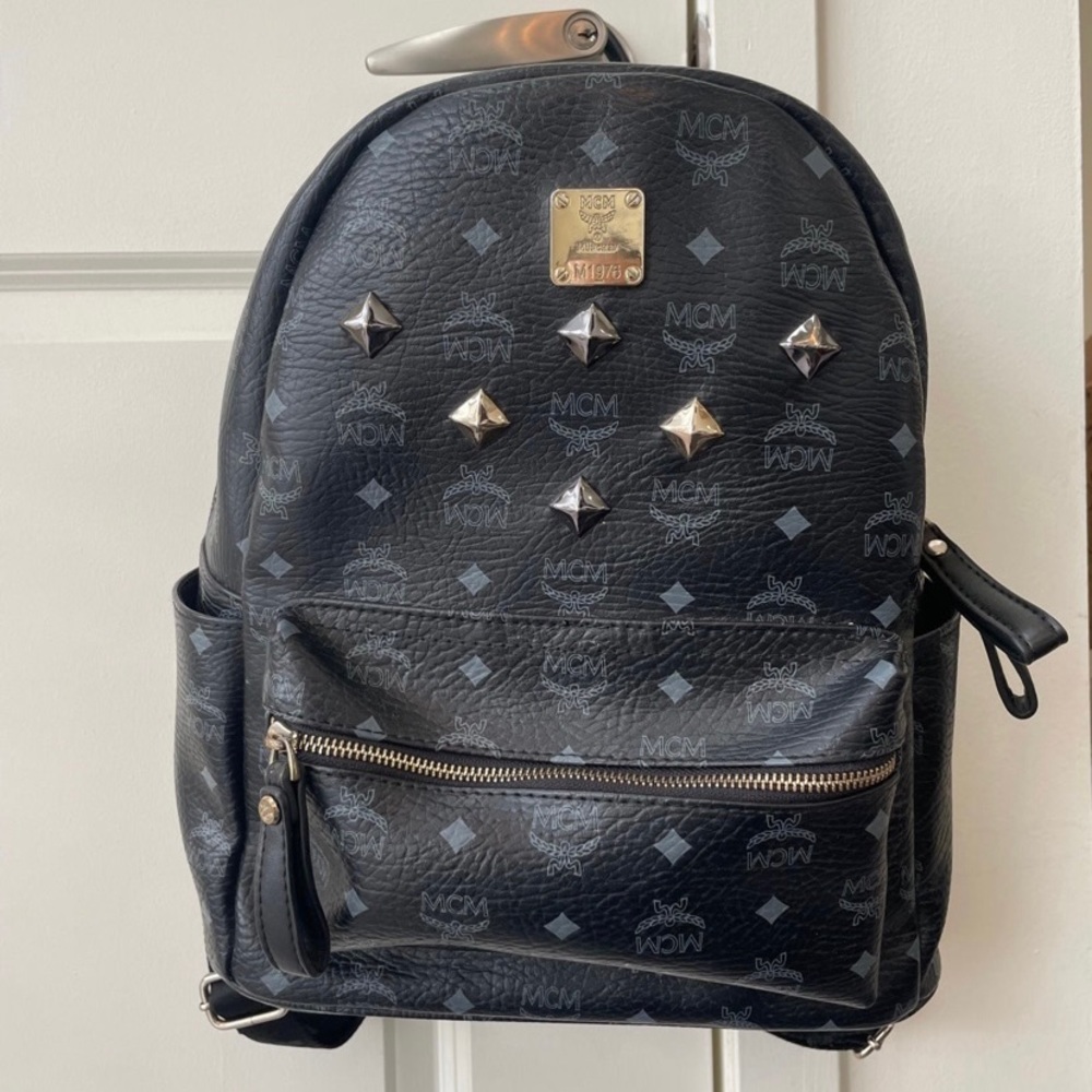 Black MCM Stark Backpack